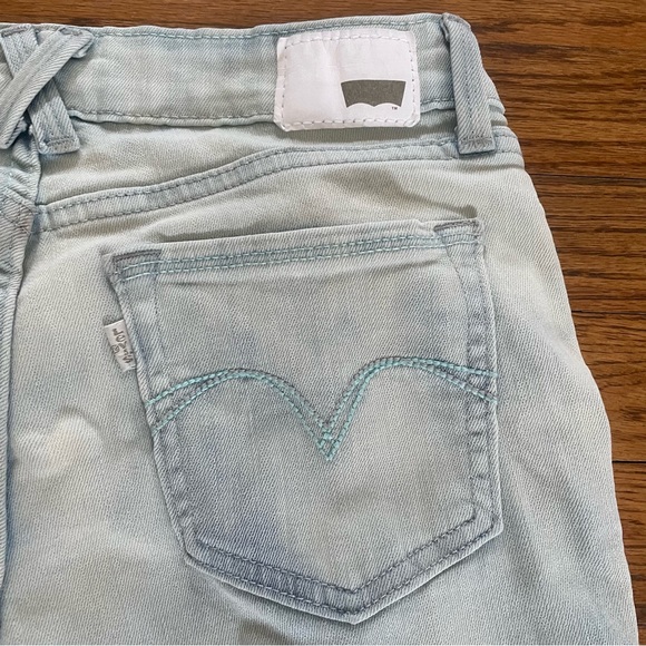 Levi’s Legging Jean Bleach Light Wash Zipper Leg Opening Women’s Size 28 - Picture 6 of 6